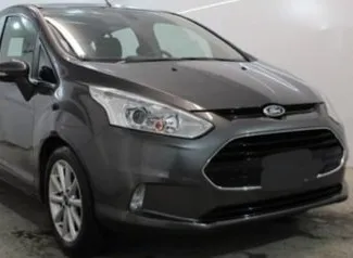 Vooraanzicht van een huurauto Ford C-Max in Tirana, Albanië ✓ Auto #14304. ✓ Transmissie Handmatig TM ✓ 0 beoordelingen.