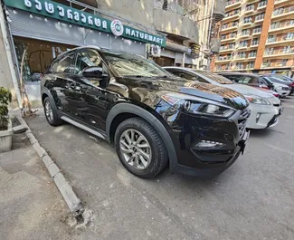 Vooraanzicht van een huurauto Hyundai Tucson in Tbilisi, Georgië ✓ Auto #14157. ✓ Transmissie Automatisch TM ✓ 0 beoordelingen.
