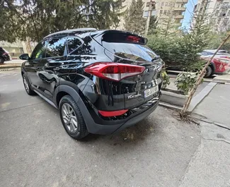 Verhuur Hyundai Tucson. Economy, Comfort, SUV, Crossover Auto te huur in Georgië ✓ Borg van Borg van 500 GEL ✓ Verzekeringsmogelijkheden TPL, CDW, SCDW, FDW, Passagiers, Diefstal.