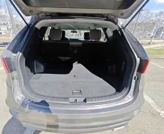 Hyundai Santa Fe 2017 beschikbaar voor verhuur in Tbilisi, met een kilometerlimiet van onbeperkt.