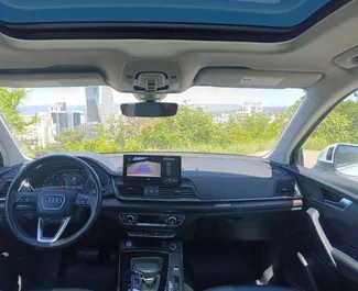 Verhuur Audi Q5. Comfort, Premium, Crossover Auto te huur in Georgië ✓ Borg van Borg van 600 GEL ✓ Verzekeringsmogelijkheden TPL, CDW, SCDW, FDW, Passagiers, Diefstal.