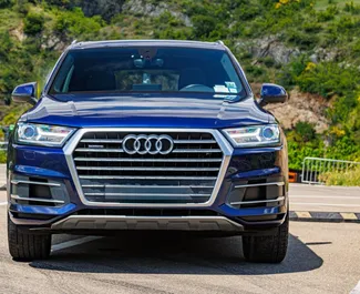 Verhuur Audi Q7. Premium, SUV, Crossover Auto te huur in Georgië ✓ Borg van Borg van 600 GEL ✓ Verzekeringsmogelijkheden TPL, CDW, SCDW, FDW, Passagiers, Diefstal.