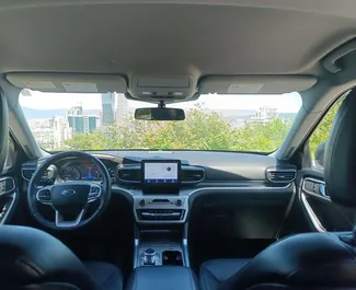 Verhuur Ford Explorer. Comfort, Premium, Crossover Auto te huur in Georgië ✓ Borg van Borg van 600 GEL ✓ Verzekeringsmogelijkheden TPL, CDW, SCDW, FDW, Passagiers, Diefstal.