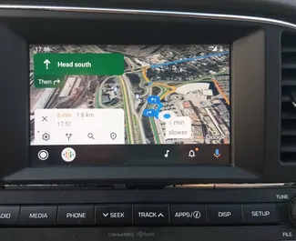 Benzine motor van 2,0L van Hyundai Elantra 2017 te huur in Tbilisi.