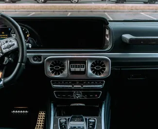 Autohuur Mercedes-Benz G63 AMG #14506 Automatisch in Dubai, uitgerust met 4,4L motor ➤ Van Lasha in de VAE.