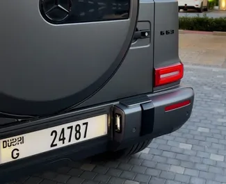 Autohuur Mercedes-Benz G63 AMG #14505 Automatisch in Dubai, uitgerust met 4,4L motor ➤ Van Lasha in de VAE.