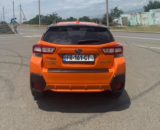 Subaru Crosstrek 2021 beschikbaar voor verhuur in Tbilisi, met een kilometerlimiet van 250 km/dag.