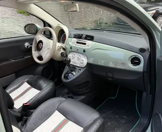 Fiat 500 Cabrio 2013 beschikbaar voor verhuur in Tbilisi, met een kilometerlimiet van onbeperkt.