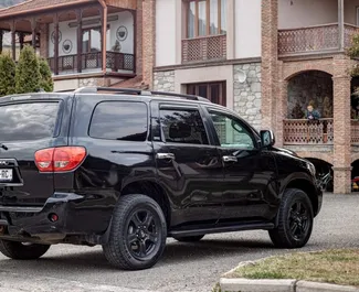 Toyota Sequoia I 2019 beschikbaar voor verhuur in Tbilisi, met een kilometerlimiet van 200 km/dag.