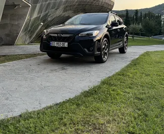 Subaru Crosstrek 2022 beschikbaar voor verhuur in Tbilisi, met een kilometerlimiet van onbeperkt.