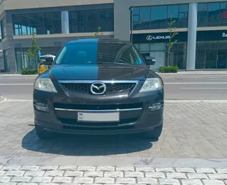 Vooraanzicht van een huurauto Mazda CX-9 in Bakoe, Azerbeidzjan ✓ Auto #14678. ✓ Transmissie Automatisch TM ✓ 0 beoordelingen.