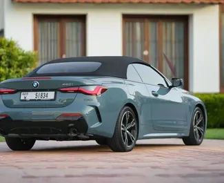 BMW 420i Cabrio 2025 met Aandrijving achteraan systeem, beschikbaar in Dubai.