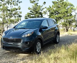 Vooraanzicht van een huurauto Kia Sportage in Tbilisi, Georgië ✓ Auto #14617. ✓ Transmissie Automatisch TM ✓ 0 beoordelingen.