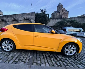 Verhuur Hyundai Veloster. Comfort Auto te huur in Georgië ✓ Borg van Zonder Borg ✓ Verzekeringsmogelijkheden TPL, CDW, SCDW, FDW, Passagiers, Diefstal.