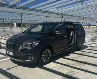 Verzekeringsmogelijkheden - Kia Carnival verhuur in Durrës (Albanië) Verhuur Kia Carnival. Comfort, Crossover, Minivan Auto te huur in Albanië ✓ Borg van Zonder Borg ✓ Verzekeringsmogelijkheden TPL, CDW, FDW, Diefstal, Buitenland.