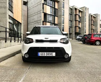 Vooraanzicht van een huurauto Kia Soul in Tbilisi, Georgië ✓ Auto #14599. ✓ Transmissie Automatisch TM ✓ 0 beoordelingen.