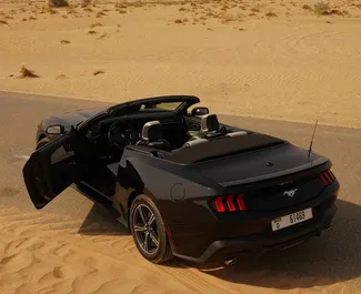 Autohuur Ford Mustang Cabrio #12350 Automatisch in Dubai, uitgerust met 2,3L motor ➤ Van Andry in de VAE.