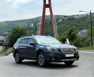 Verhuur Subaru Outback. Comfort, Crossover Auto te huur in Georgië ✓ Borg van Zonder Borg ✓ Verzekeringsmogelijkheden TPL, CDW, SCDW, FDW, Passagiers, Diefstal.