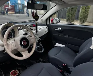 Fiat 500 2015 beschikbaar voor verhuur in Tbilisi, met een kilometerlimiet van onbeperkt.