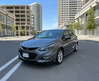 Vooraanzicht van een huurauto Chevrolet Cruze in Bakoe, Azerbeidzjan ✓ Auto #14827. ✓ Transmissie Automatisch TM ✓ 0 beoordelingen.