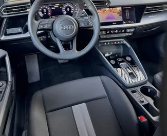 Verhuur Audi A3 Sedan. Comfort, Premium Auto te huur in de VAE ✓ Borg van Zonder Borg ✓ Verzekeringsmogelijkheden TPL.
