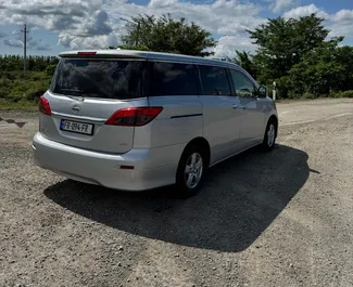 Verhuur Nissan Quest. Comfort, Minivan Auto te huur in Georgië ✓ Borg van Borg van 400 GEL ✓ Verzekeringsmogelijkheden TPL, SCDW, FDW, Passagiers, Diefstal, Jonge.