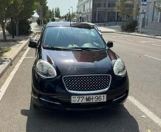 Vooraanzicht van een huurauto Nissan Micra in Bakoe, Azerbeidzjan ✓ Auto #15061. ✓ Transmissie Automatisch TM ✓ 0 beoordelingen.