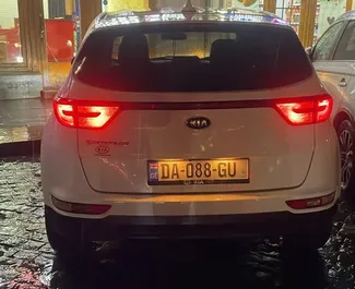 Vooraanzicht van een huurauto Kia Sportage in Koetaisi, Georgië ✓ Auto #15148. ✓ Transmissie Automatisch TM ✓ 0 beoordelingen.