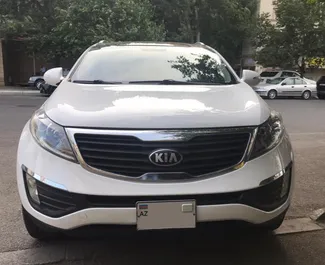 Vooraanzicht van een huurauto Kia Sportage in Bakoe, Azerbeidzjan ✓ Auto #11942. ✓ Transmissie Automatisch TM ✓ 1 beoordelingen.