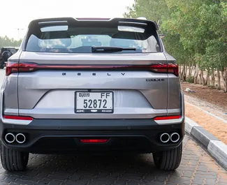 Autohuur Geely Coolray 2026 in in de VAE, met Benzine brandstof en 177 pk ➤ Vanaf 80 AED per dag.