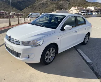 Vooraanzicht van een huurauto Citroen C-Elysee in Benalmadena, Spanje ✓ Auto #15277. ✓ Transmissie Automatisch TM ✓ 0 beoordelingen.