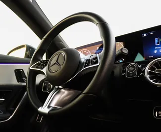 Mercedes-Benz CLA-Class 2025 beschikbaar voor verhuur in Dubai, met een kilometerlimiet van 250 km/dag.