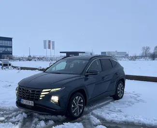 Vooraanzicht van een huurauto Hyundai Tucson Belgrado, Servië ✓ Auto #15303. ✓ Transmissie Automatisch TM ✓ 0 beoordelingen.