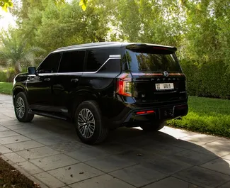 Verhuur Nissan Patrol. Premium, Luxe, SUV Auto te huur in de VAE ✓ Borg van Borg van 2000 AED ✓ Verzekeringsmogelijkheden TPL.