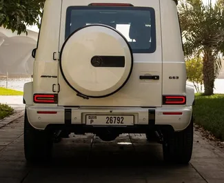 Autohuur Mercedes-Benz G63 AMG #6164 Automatisch in Dubai, uitgerust met 4,0L motor ➤ Van Abbas in de VAE.