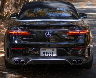 Verhuur Mercedes-Benz E53 AMG. Premium, Luxe, Cabriolet Auto te huur in de VAE ✓ Borg van Borg van 2000 AED ✓ Verzekeringsmogelijkheden TPL.