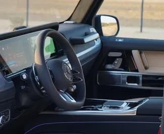 Verhuur Mercedes-Benz G63 AMG. Premium, Luxe, SUV Auto te huur in de VAE ✓ Borg van Zonder Borg ✓ Verzekeringsmogelijkheden TPL, SCDW, FDW, Passagiers, Diefstal, Geen storting.