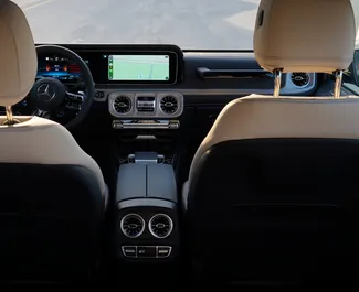 Benzine motor van 4,0L van Mercedes-Benz G63 AMG 2026 te huur in Dubai.