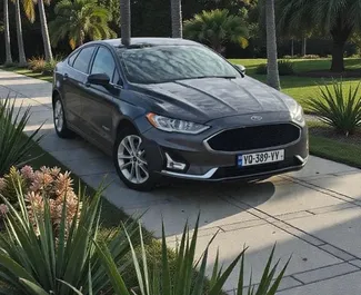 Ford Fusion Sedan 2018 beschikbaar voor verhuur in Batumi, met een kilometerlimiet van onbeperkt.