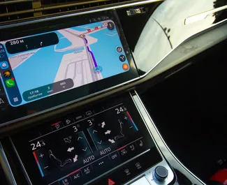 Audi Q7 2024 beschikbaar voor verhuur in Dubai, met een kilometerlimiet van 250 km/dag.