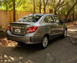 Autohuur Mitsubishi Attrage 2024 in in de VAE, met Benzine brandstof en 100 pk ➤ Vanaf 55 AED per dag.