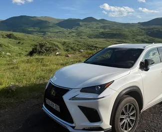 Vooraanzicht van een huurauto Lexus NX in Jerevan, Armenië ✓ Auto #13354. ✓ Transmissie Automatisch TM ✓ 0 beoordelingen.