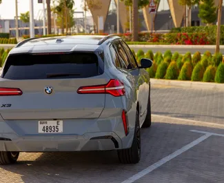 Verhuur BMW X3. Comfort, Premium, Crossover Auto te huur in de VAE ✓ Borg van Zonder Borg ✓ Verzekeringsmogelijkheden TPL, SCDW, FDW, Passagiers, Diefstal, Geen storting.
