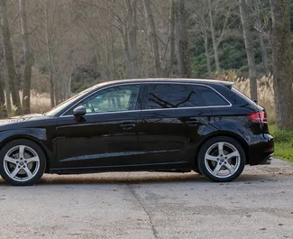 Audi A3 2018 beschikbaar voor verhuur in Becici, met een kilometerlimiet van onbeperkt.