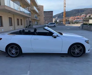 Benzine motor van 2,0L van Mercedes-Benz E-Class Cabrio 2019 te huur in Becici.