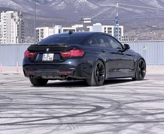Vooraanzicht van een huurauto BMW 428i Gran Coupe in Tbilisi, Georgië ✓ Auto #15777. ✓ Transmissie Automatisch TM ✓ 0 beoordelingen.