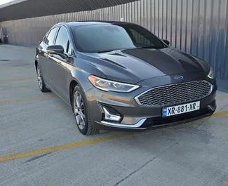Verhuur Ford Fusion Sedan. Comfort, Premium Auto te huur in Georgië ✓ Borg van Borg van 200 GEL ✓ Verzekeringsmogelijkheden TPL, FDW, Passagiers, Diefstal, Jonge.