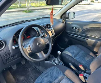 Benzine motor van 1,2L van Nissan Micra 2016 te huur in Thessaloniki.