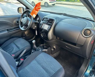 Nissan Micra 2016 beschikbaar voor verhuur in Thessaloniki, met een kilometerlimiet van onbeperkt.