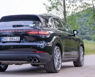 Verhuur Porsche Cayenne Turbo. Premium, Luxe, SUV Auto te huur in Montenegro ✓ Borg van Borg van 1500 EUR ✓ Verzekeringsmogelijkheden TPL, Buitenland.